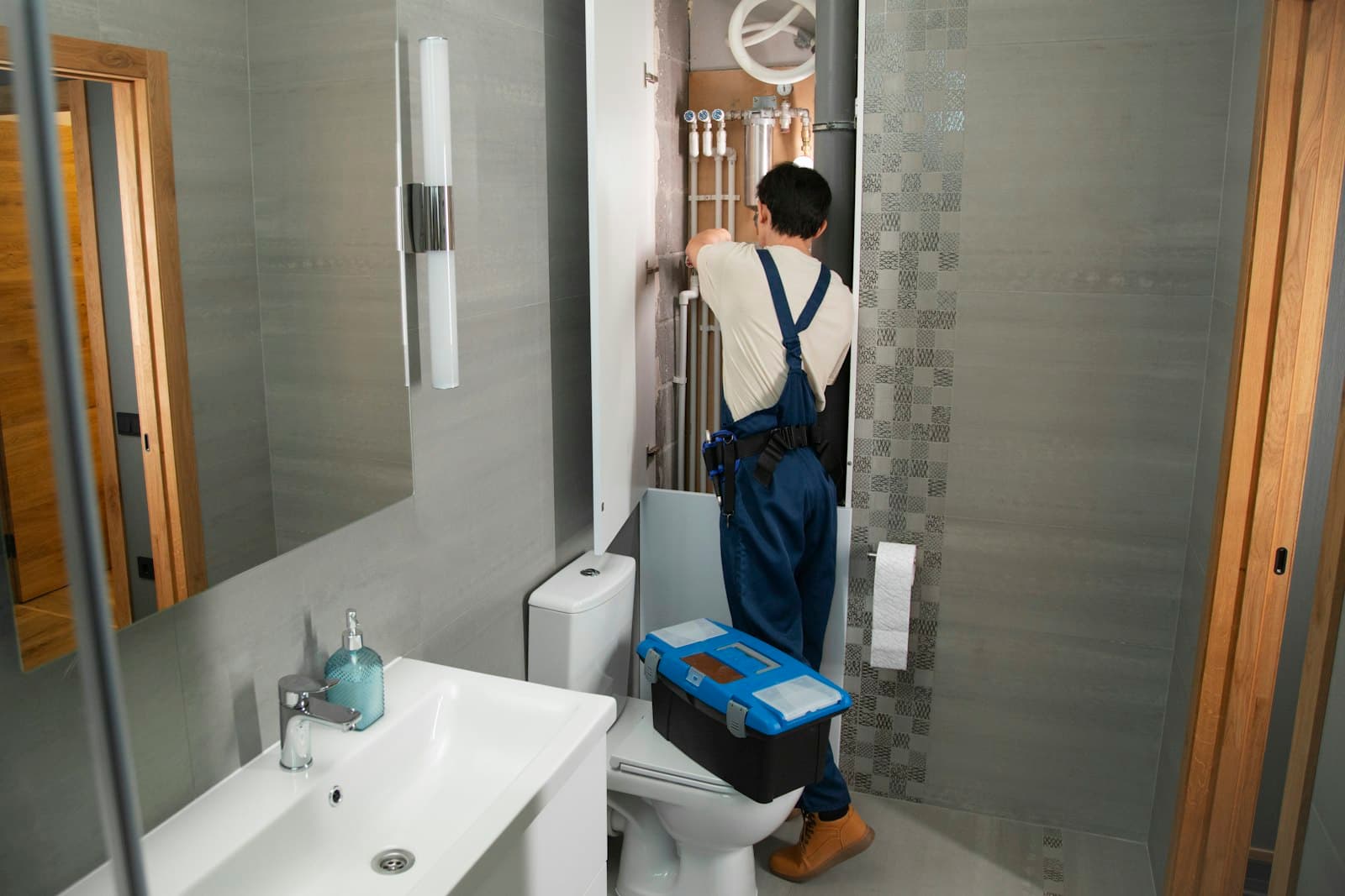 Intervention plomberie sur installation sanitaire